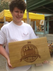 Ross Ballinger, 16, from Stone Staffordshire was named National Young Trader of the Year for his business Phoenix Engravers